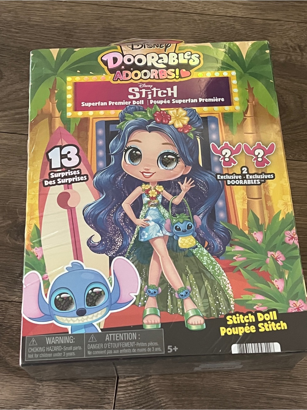 Disney Doorables Adoorbs Stitch Superfan Premier Doll New